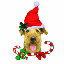 Airedale Terrier Christmas Ornament photo sculptures