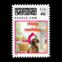 Airedale Terrier Christmas Stamp stamps