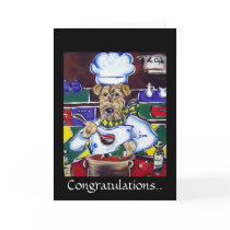 Airedale Terrier, Congratulations Card