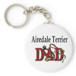 Airedale Terrier Dad Apparel Gifts Key Chain
