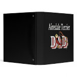 Airedale Terrier Dad 3 Ring Binders
