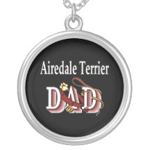 Airedale Terrier Dad Pendant