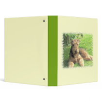 Airedale Terrier Dog Binder