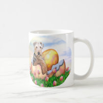 Airedale Terrier Easter Surprise mugs