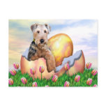 Airedale Terrier Easter Surprise Postcards