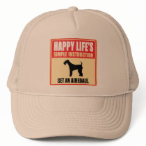 Airedale Terrier Trucker Hat