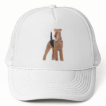 Airedale Terrier Hat by twopurringcats Airedale Terrier Hat
