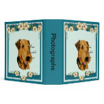 Airedale Terrier - I'ma Airedale Lover Floral 3 Ring Binder