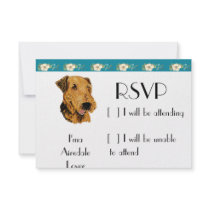 Airedale Terrier - I'ma Airedale Lover Floral Announcements