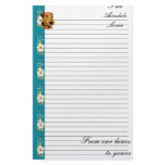 Airedale Terrier - I'ma Airedale Lover Floral Stationery Design
