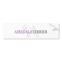 Airedale Terrier Inked Bumper Stickers