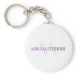 Airedale Terrier Inked Keychains