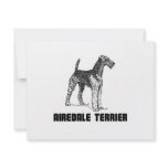 Airedale Terrier Invitation