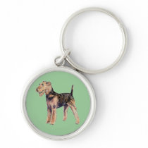 Airedale Terrier Key Chain