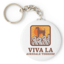 Airedale Terrier Keychain