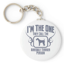 Airedale Terrier Keychain
