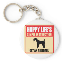 Airedale Terrier Key Chains