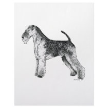 Airedale Terrier letterhead