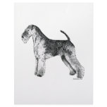 Airedale Terrier Letterhead Template