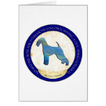 Airedale Terrier Medallion Card