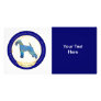 Airedale Terrier Medallion Photo Card