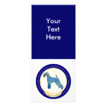 Airedale Terrier Medallion Rack Card