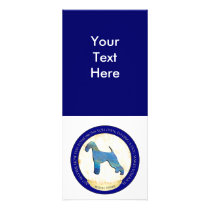 Airedale Terrier Medallion Rack Card