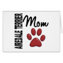 Airedale Terrier Mom 2 cards by poochloverstuff Airedale Terrier Mom 2 cards
