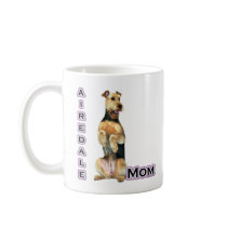 Airedale Terrier Mom 4 Coffee Mugs