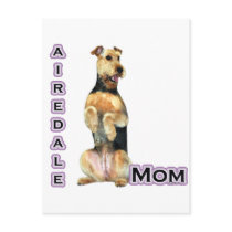 Airedale Terrier Mom 4 Post Card