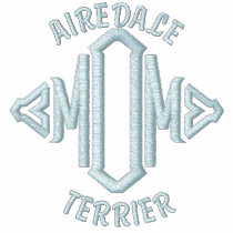 Airedale Terrier Mom Gifts embroidered shirts