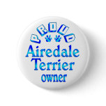 Airedale Terrier Owner Button