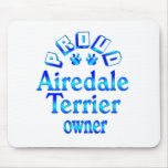 Airedale Terrier Owner Mouse Pads