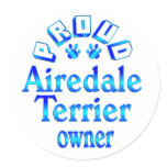 Airedale Terrier Owner Sticker