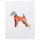 Airedale Terrier Patchwork Pet Flyer