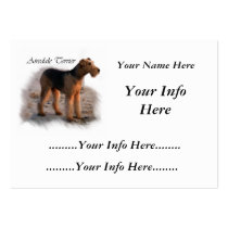 Airedale Terrier Personalized Cards Business Card Template