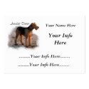 Airedale Terrier Personalized Cards business cards