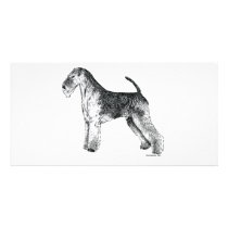Airedale Terrier Personalized Photo Card