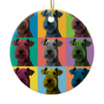 Airedale Terrier Pop-Art Ornament