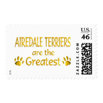 Airedale Terrier Postage Stamps