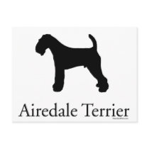 Airedale Terrier postcards
