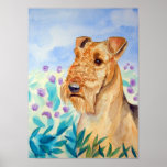 Airedale Terrier Poster Print