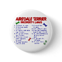 AIREDALE TERRIER Property Laws 2 Pins