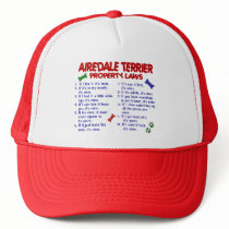 AIREDALE TERRIER Property Laws 2 Mesh Hat