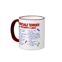 AIREDALE TERRIER Property Laws 2 mugs