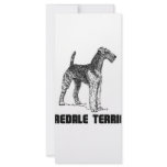 Airedale Terrier Personalized Rack Card