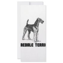 Airedale Terrier Personalized Rack Card