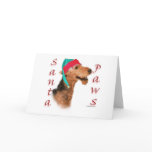 Airedale Terrier Santa Paws Cards