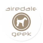 Airedale Terrier Sticker