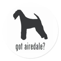 Airedale Terrier Sticker